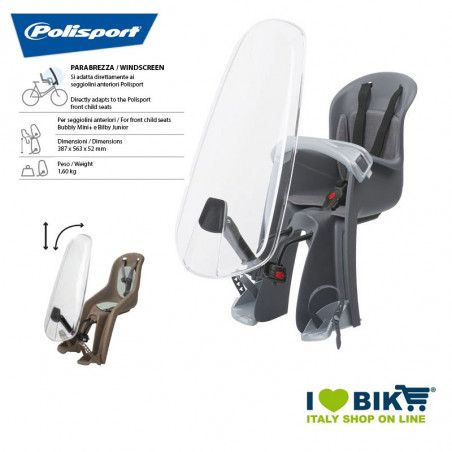 Parabrezza per seggiolini Bubbly Mini+ e Bilby Junior POLISPORT - 1