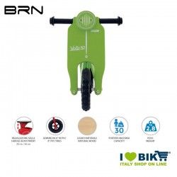 Bici senza pedali in legno BRN VOLA 50, verde BRN - 2