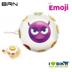 Devil Emoji Bell 58 mm BRN - 1