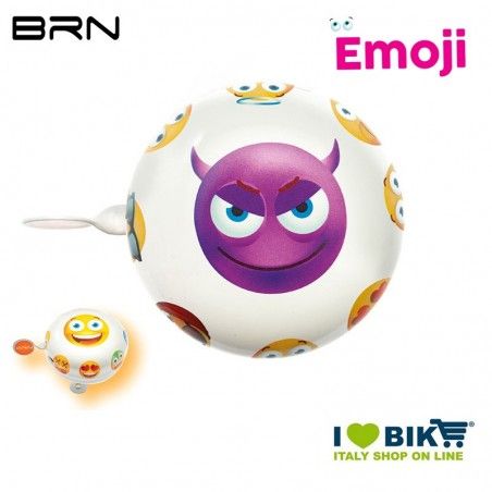 Devil Emoji Bell 58 mm BRN - 1