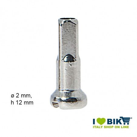 Brass nipples 2 mm, h 12 mm, 1Pc  - 1