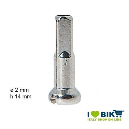 Brass nipples 2 mm, h 12 mm (1 Piece)  - 1