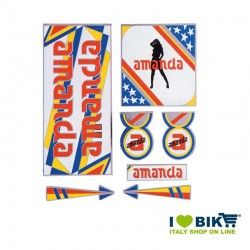 Vintage AMANDA adhesive with chromed base  - 1