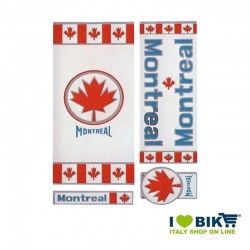 Adesivo Vintage MONTREAL a base cromata  - 1