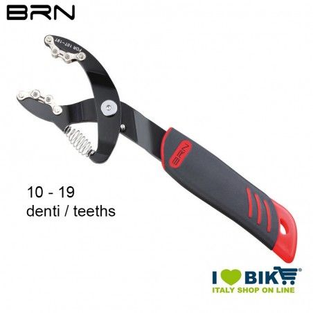Key wrench whip clamp for chainring from 10 to 19 teeths BRN - 1