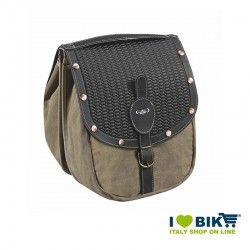 Borse British a bisaccia in ecopelle e Juta, nero  - 1