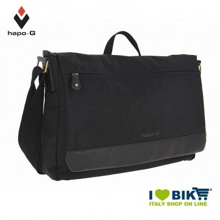 HAPO-G MESSENGER bag, luggage rack, 9.5L, black Hapo-G - 1