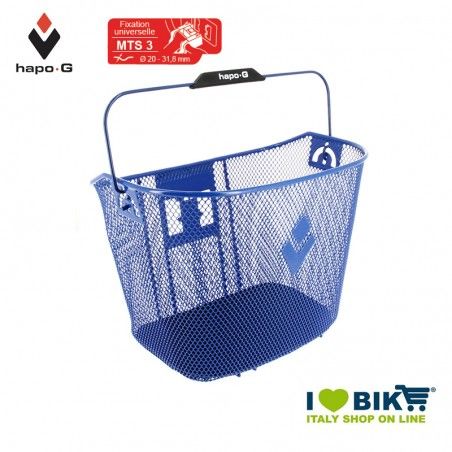 Front basket with quick attach release blue Hapo-G - 1