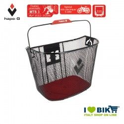 E-bike front basket with quick attach release Black Hapo-G - 1