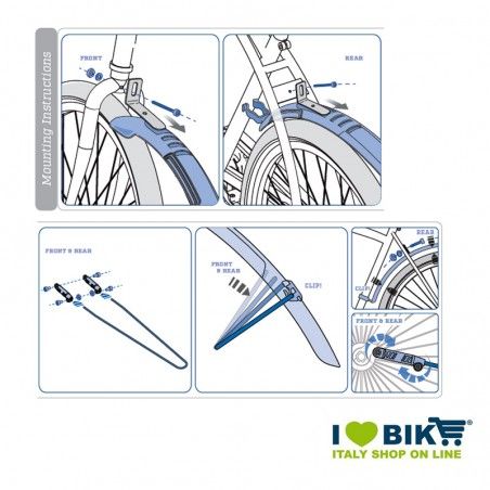 Mudguard 24"/29" LASALLE NORTH DAKOTA Grey LaSalle - 2