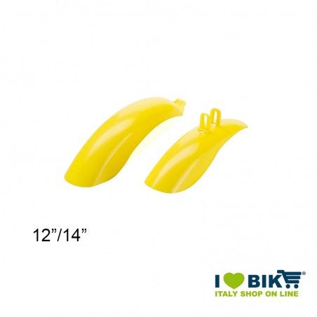 Parafanghi MTB 12"/14" per bambini in plastica Giallo  - 1