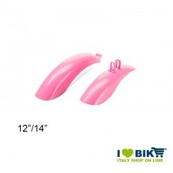 Plastic mudguards MTB 12"/14" for children Pink  - 1
