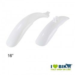 Plastic mudguards MTB 16" for children White  - 1