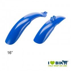 Plastic mudguards MTB 16" for children Blue  - 1