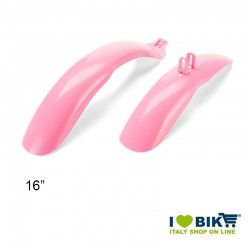 Plastic mudguards MTB 16" for children Pink  - 1