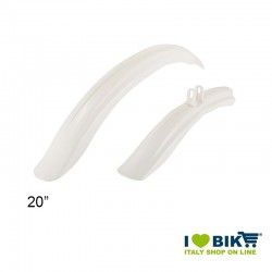 Plastic mudguards MTB 20" for children White  - 1