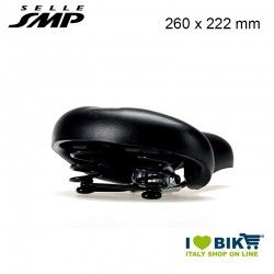 Saddle SMP OLANDA in polyurethane with springs, black 260x222mm SMP - 1 2