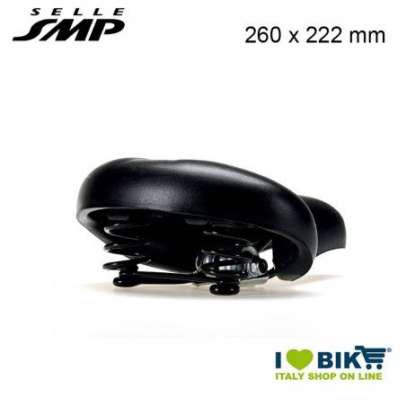 Saddle SMP OLANDA in polyurethane with springs, black 260x222mm SMP - 2