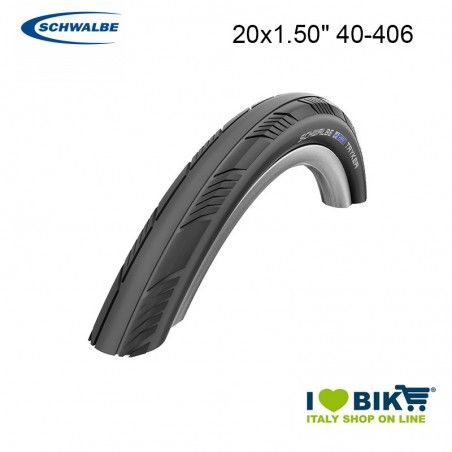Copertone 20x1.50 Schwalbe Tryker HS433 Pieghevole nero Schwalbe - 1