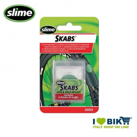 Set 6 adhesive patches Slime Skabs and tyre levers Slime - 1
