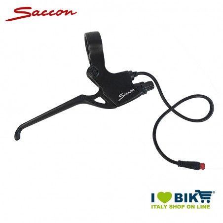 Leve freno V-BRAKE 4 dita E-BIKE alluminio nere SACCON - 1