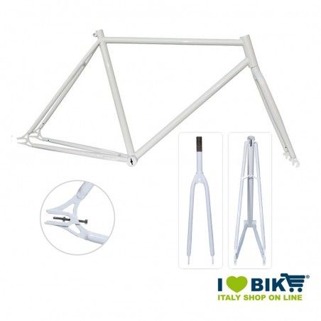 Fixed Frame - 53 TIG welds Glossy White  - 1