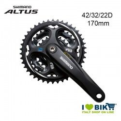 Crank Shimano Altus triple  FC-M311 42/32/22D 170mm 8speed Black Shimano - 1