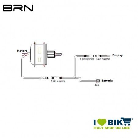 Immediate Rear engine kit 250W BRN BRN - 2