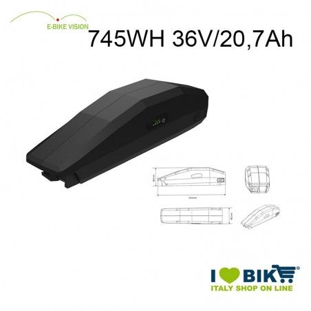 E-Bike Vision Battery 745Wh Yamaha compatible EBike Vision - 1