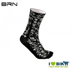 Calzini Ciclismo BRN Rock'n' Roll Nero/Bianco BRN - 1