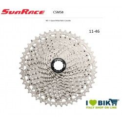 Sprocket Pack 11 V 11-46 Sunrace Silver MS8  - 1