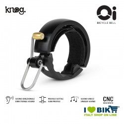 Bike Bell 23,8 - 31,8 mm, Knog Oi Luxe Large, Matte Black Knog - 1