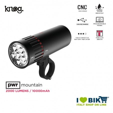 Led Light 2000 LUMENS / 10000mAh PWR MOUNTAIN with usb recharge Knog - 2