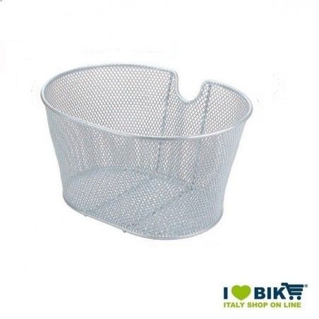 Cesto anteriore in retina senza ganci silver modello lusso RMS - 1