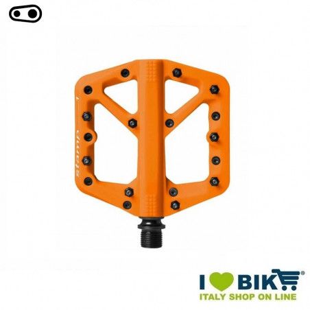 Pedali freeride DH Enduro Cranckbrothers STAMP 1 small arancio  - 1