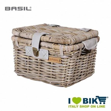 Front basket basil denton MEDIUM grey BRN - 1