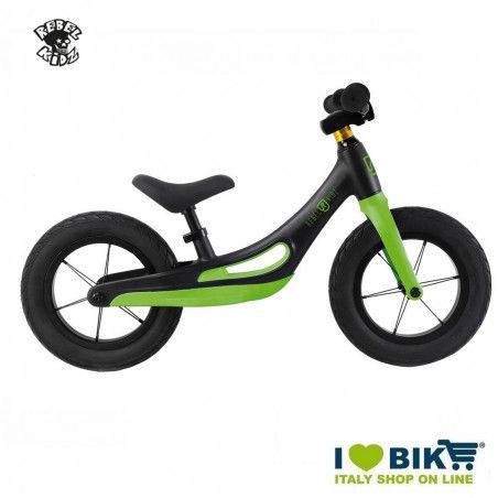 Bici senza pedali Rebel Kidz lega di magnesio nero/verde BIKE PARTS - 1
