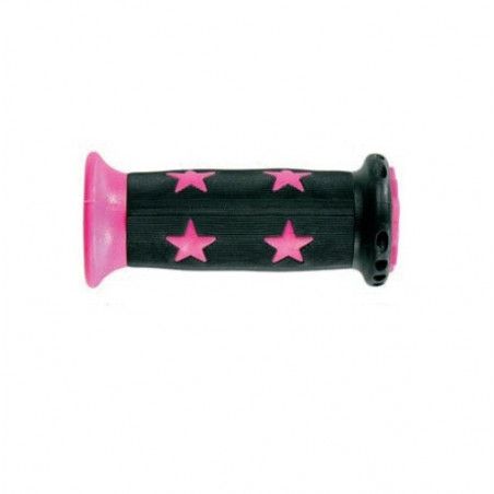 Pair knobs Bimbo 22 mm Fuchsia Star  - 1