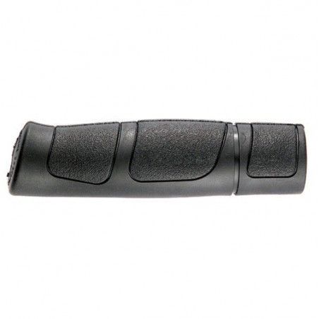 Pair of black rubber knobs Trek 125 MM BRN - 1