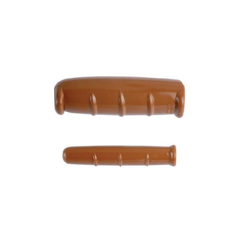 Pair with knobs R manopolini brown  - 1