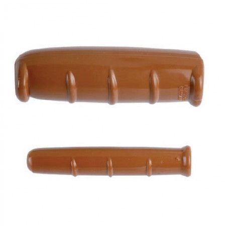 Pair with knobs R manopolini brown  - 1