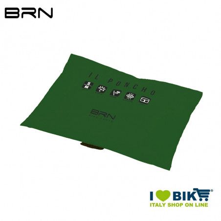Poncho BRN antipioggia per adulto verde BRN - 3