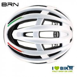 Helmet BRN Freccia glossy white Italy BRN - 1 2