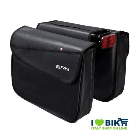 Trendy bike bag leather-like black  - 1
