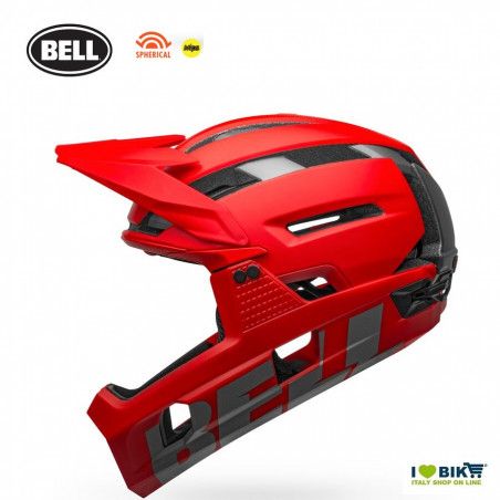 SUPER AIR R MATTE/GLOSS RED/GRAY BELL - 4