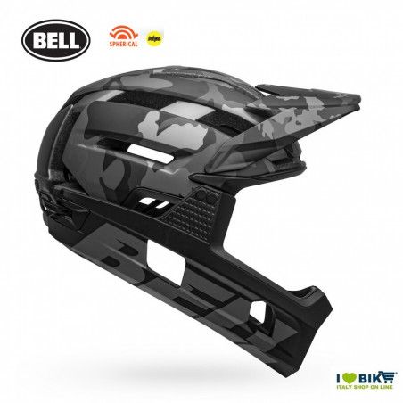SUPER AIR R MATTE/GLOSS BLACK CAMO BELL - 1
