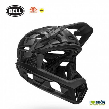 SUPER AIR R MATTE/GLOSS BLACK CAMO BELL - 2