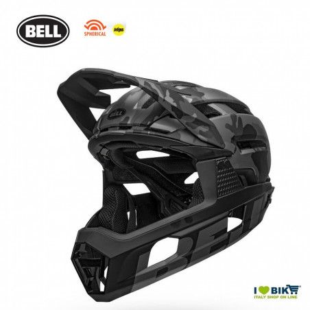 SUPER AIR R MATTE/GLOSS BLACK CAMO BELL - 3