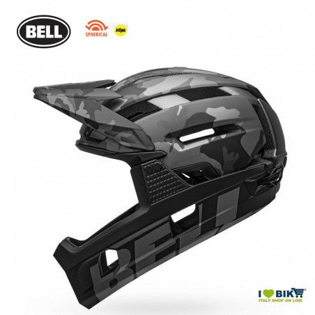 SUPER AIR R MATTE/GLOSS BLACK CAMO BELL - 4