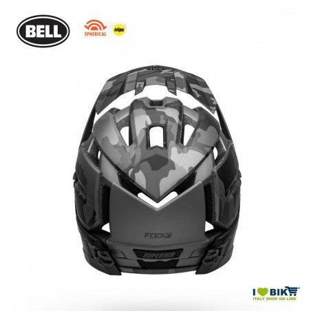 SUPER AIR R MATTE/GLOSS BLACK CAMO BELL - 5